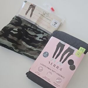 3 Pairs Ladies Leggings Size M